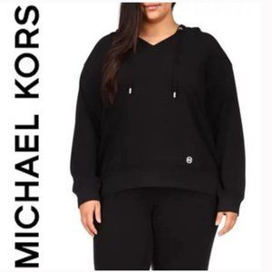 Michael Kors Black pull over hoodie - NWT
